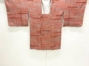 霞に花模様道行コート